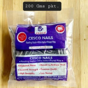 Premium Wire Nail 200 gms Pouch Packing - 200 gms X 10 pouches - 2 Kg Pack