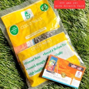 Premium Wire Nail 400 gms Pouch Packing – 400 gms x 5 pouches – 2 Kg pack